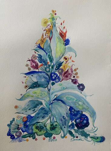 Tree 2 by Olga Soloviova, Work on Paper for Sale on Singulart