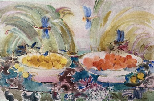 Memories of summer by Olga Soloviova, 紙面作品 for Sale on Singulart