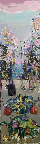 Still life by the sea di Olga Soloviova, Pittura in vendita su Singulart