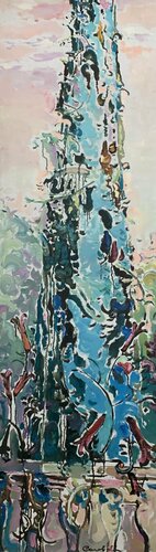 Cypress di Olga Soloviova, Pittura in vendita su Singulart