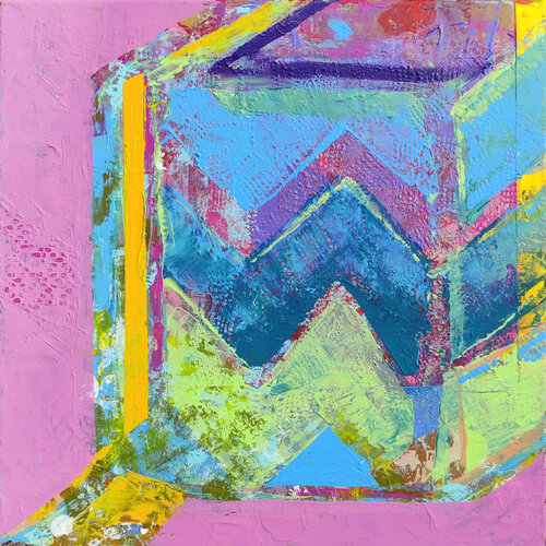 Interferencias van Carlos Cerdá, Schilderij te koop op Singulart