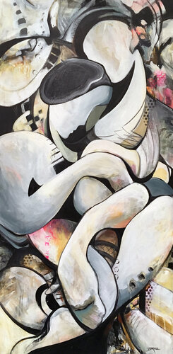 The Artist and Muse van Jeanette Jarville, Schilderij te koop op Singulart