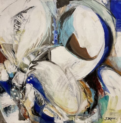 Diamonds and Pearls van Jeanette Jarville, Schilderij te koop op Singulart