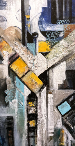 Canadian Winter Evening de Jeanette Jarville, Pintura a la venta en Singulart