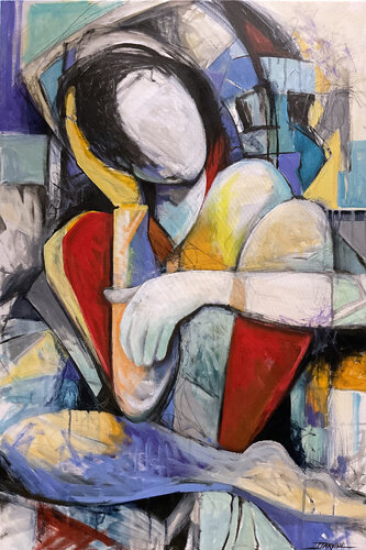 Kaleidoscope Of Life van Jeanette Jarville, Schilderij te koop op Singulart
