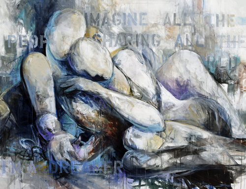I'm A Dreamer van Jeanette Jarville, Schilderij te koop op Singulart