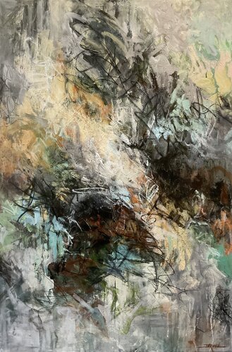 Life Is Like A Garden de Jeanette Jarville, Pintura a la venta en Singulart
