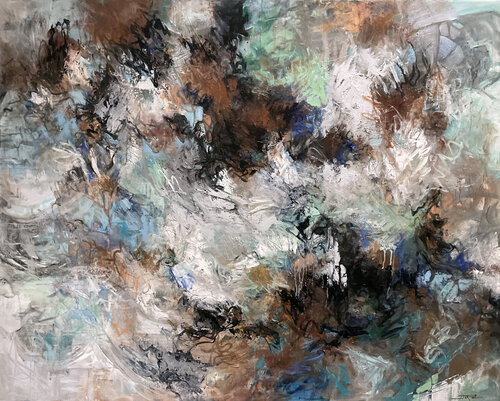 Where Whales Go To Play van Jeanette Jarville, Schilderij te koop op Singulart