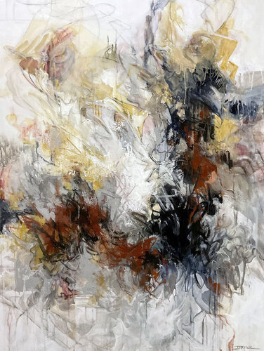 Chardonnay Made Me Do It van Jeanette Jarville, Schilderij te koop op Singulart