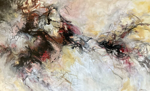 Blushing In Anticipation van Jeanette Jarville, Schilderij te koop op Singulart