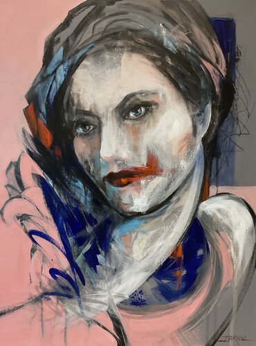 Kiss Me You Fool von Jeanette Jarville, Malerei kaufen auf Singulart