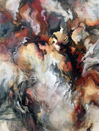 Crouching Tiger de Jeanette Jarville, Pintura a la venta en Singulart