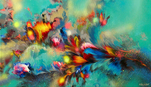 Dreaming Of Dawn van Irini Karpikioti, Schilderij te koop op Singulart