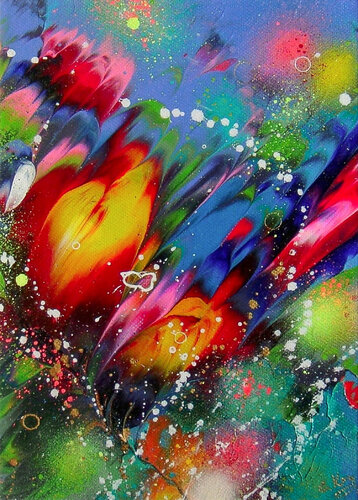 Evening Awakening di Irini Karpikioti, Pittura in vendita su Singulart