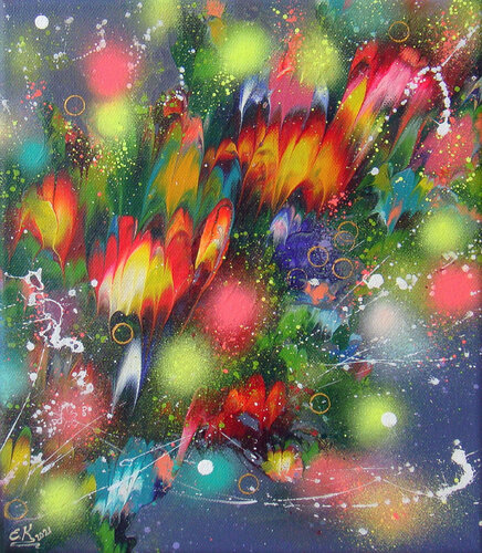 Flowers by Irini Karpikioti, Painting for Sale on Singulart