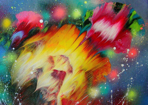 Silver Dreams van Irini Karpikioti, Schilderij te koop op Singulart