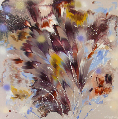 Flow of Happiness van Irini Karpikioti, Schilderij te koop op Singulart