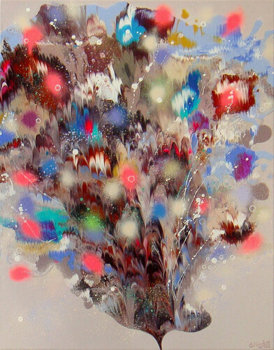 Bird of Happiness van Irini Karpikioti, Schilderij te koop op Singulart