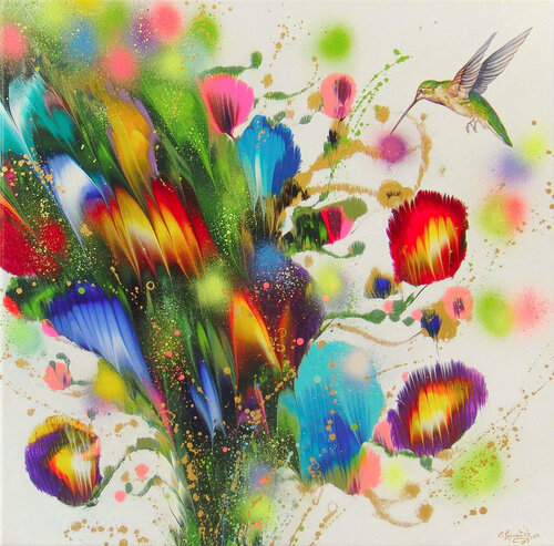 New Day van Irini Karpikioti, Schilderij te koop op Singulart
