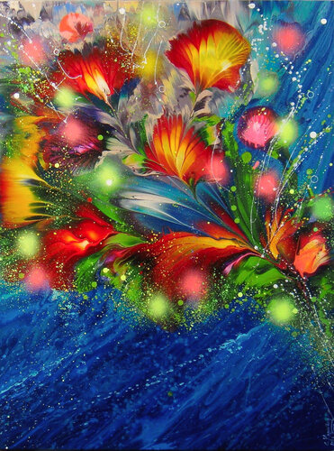 Summer Sea Breeze van Irini Karpikioti, Schilderij te koop op Singulart