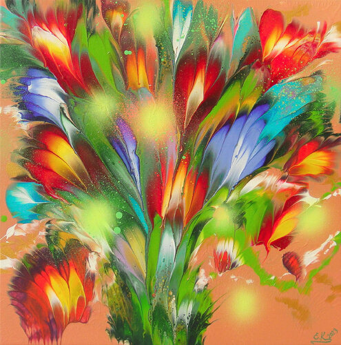 Summer bouquet by Irini Karpikioti, Painting for Sale on Singulart