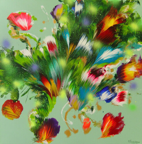 Wave of emotions van Irini Karpikioti, Schilderij te koop op Singulart