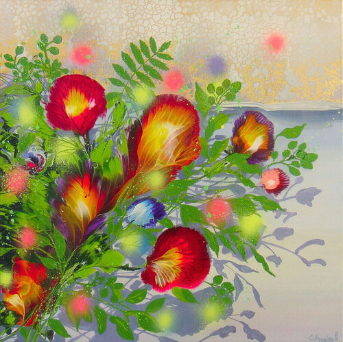 Morning awakening van Irini Karpikioti, Schilderij te koop op Singulart