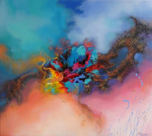 Flying Dreams van Irini Karpikioti, Schilderij te koop op Singulart