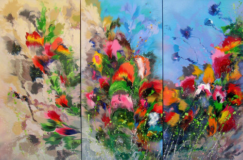 Spring Melody by Irini Karpikioti, Painting for Sale on Singulart