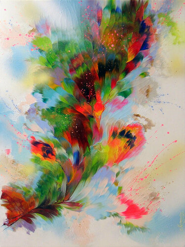 Summer Bouquet by Irini Karpikioti, Painting for Sale on Singulart