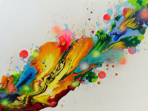 Flower Melodies by Irini Karpikioti, Painting for Sale on Singulart