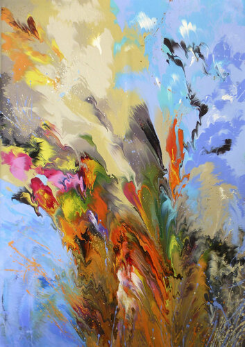 Spring Song by Irini Karpikioti, Painting for Sale on Singulart