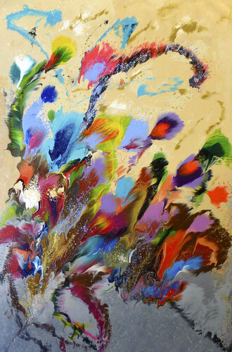 In dance by Irini Karpikioti, Painting for Sale on Singulart