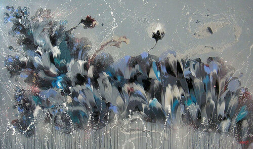 Flower melody-2 by Irini Karpikioti, Painting for Sale on Singulart