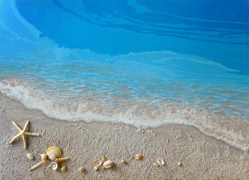 Blue Sea by Irini Karpikioti, Painting for Sale on Singulart