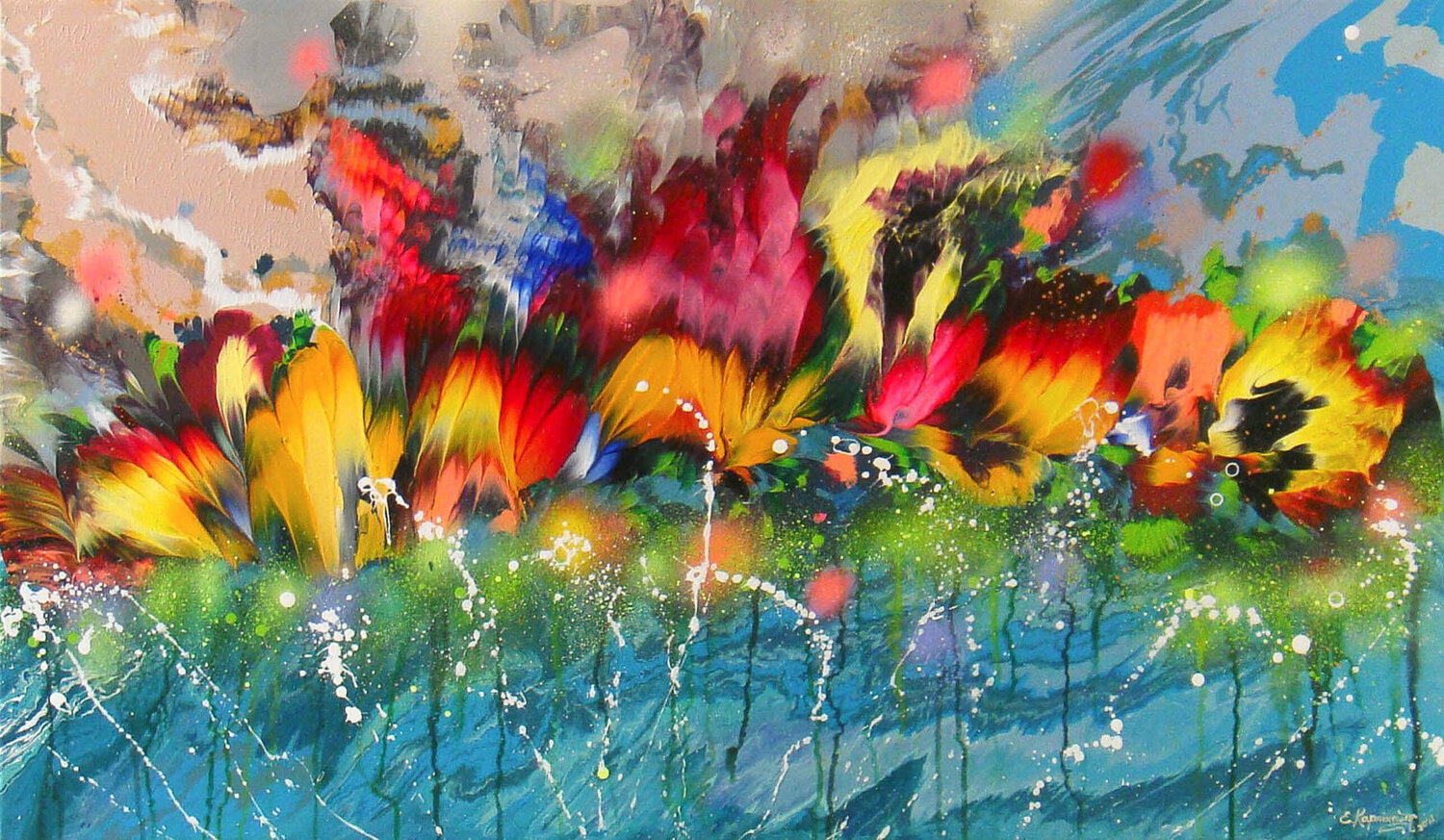 Flowers in Water Irini Karpikioti