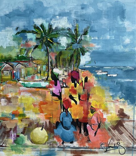 Island van Rinalds Vanadziņš, Schilderij te koop op Singulart
