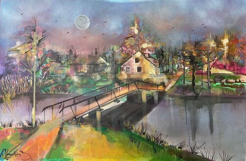 Fairy tale van Rinalds Vanadziņš, Schilderij te koop op Singulart