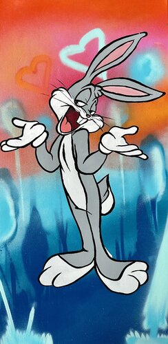Dreamy Bugs Bunny van Rinalds Vanadziņš, Schilderij te koop op Singulart