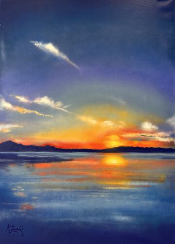 One Of A Kind Sunset van Rinalds Vanadziņš, Schilderij te koop op Singulart