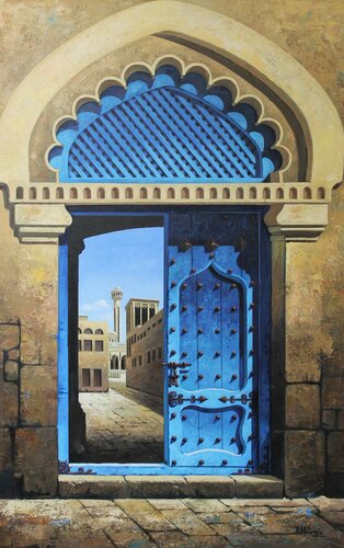 Mediterranean Terrace de Luis Fuentes, Pintura a la venta en Singulart