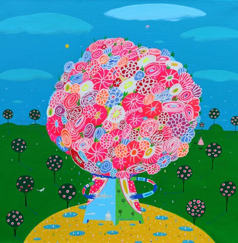 Your Majesty, Rise! van Katrina Avotina, Schilderij te koop op Singulart