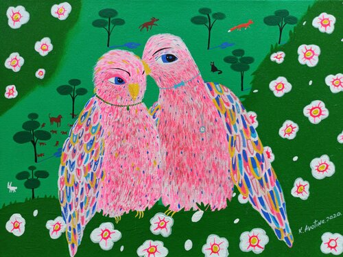 Hey, Listen Carefully! van Katrina Avotina, Schilderij te koop op Singulart