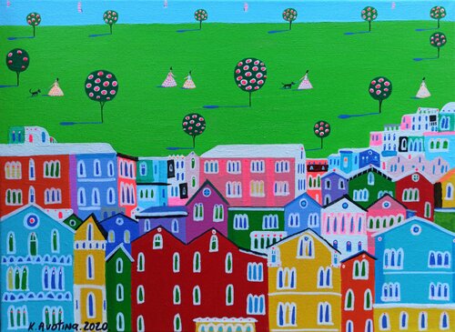 Amazing Day Out de Katrina Avotina, Pintura a la venta en Singulart