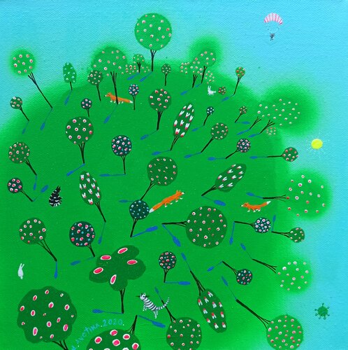 Keep The Pace van Katrina Avotina, Schilderij te koop op Singulart