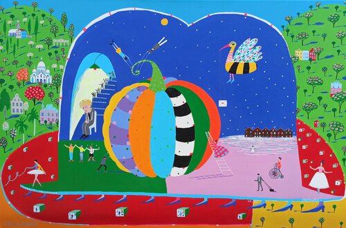 Disaster Fantastic! van Katrina Avotina, Schilderij te koop op Singulart