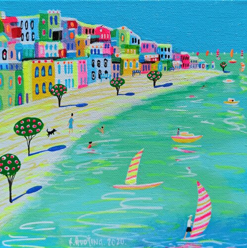 Take The Top Spot van Katrina Avotina, Schilderij te koop op Singulart