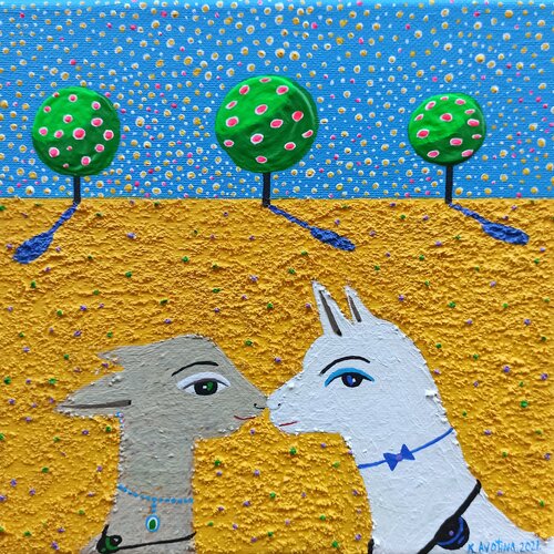 Because Of  You van Katrina Avotina, Schilderij te koop op Singulart