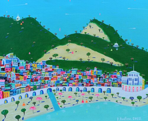 The Island Of Rejuvenation von Katrina Avotina, Malerei kaufen auf Singulart