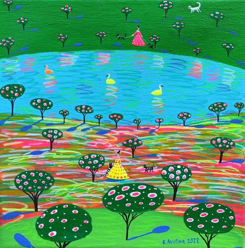 Stay Close To Me by Katrina Avotina, Painting for Sale on Singulart